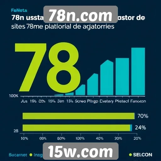 Estatísticas de usuários ativos no site 78n.com